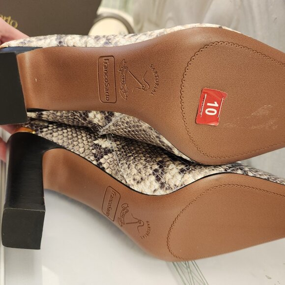 Franco Sarto "Briar" Grey Leather Heeled Boots. NIB. Size 10 - Picture 14 of 14